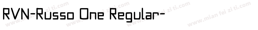 RVN-Russo One Regular字体转换